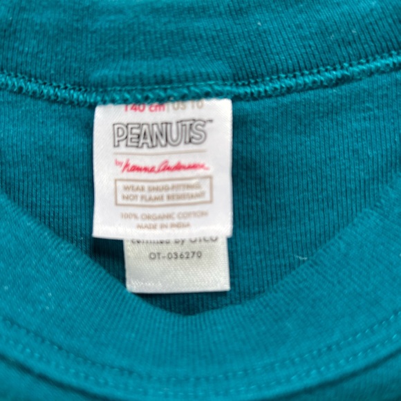 Hanna Andersson Skating Snoopy Pajama Top - Picture 3 of 4